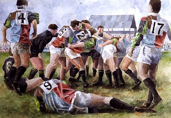Rugby Match: Harlequins v Wasps, 1992 (w/c)  van Gareth Lloyd  Ball