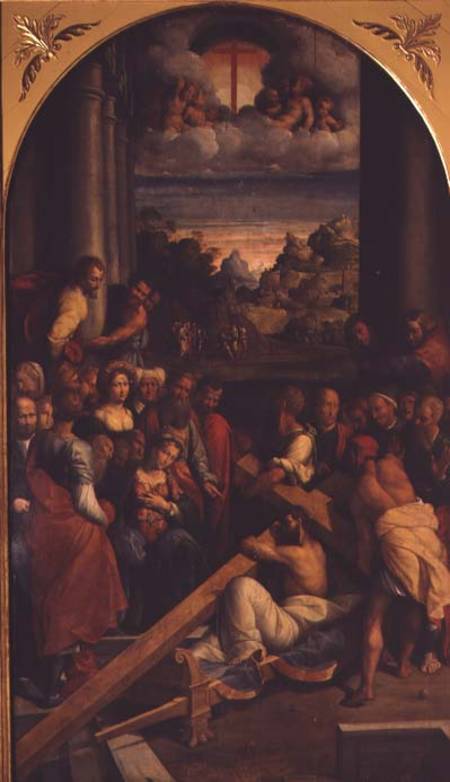 The Carrying of the Cross (altarpiece) van Garofalo
