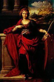 Die heilige Katharina von Alexandria.