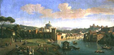 View of Verona van Gaspar Adriaens van Wittel
