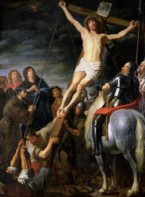 Raising the Cross, 1631-37 (oil on canvas) van Gaspar de Crayer