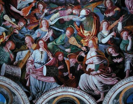The Concert of Angels van Gaudenzio G. de Vincio Ferrari