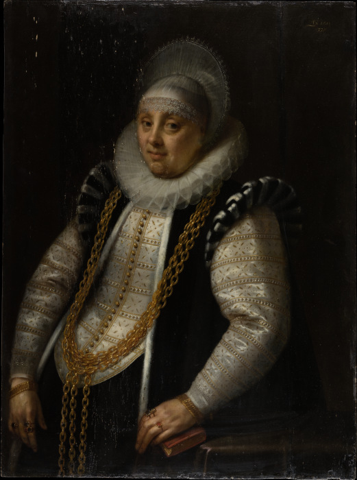Portrait of a Woman van Geldorp Gortzius