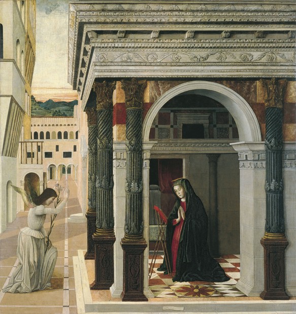 The Annunciation van Gentile Bellini