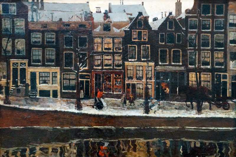 Lauriegracht, Amsterdam van Georg Hendrik Breitner