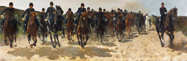 De cavalerie George Hendrik Breitner van Georg Hendrik Breitner