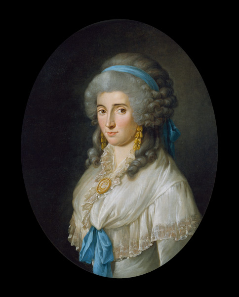 "Je suis C (Charlotte von Stein). 1787 van Georg Melchior Kraus