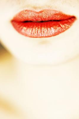 Red Lips van Georg R Brenner