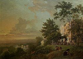 Blick von der Terrasse von Richmond Hill /ausgeführt m.William S.Gilpin