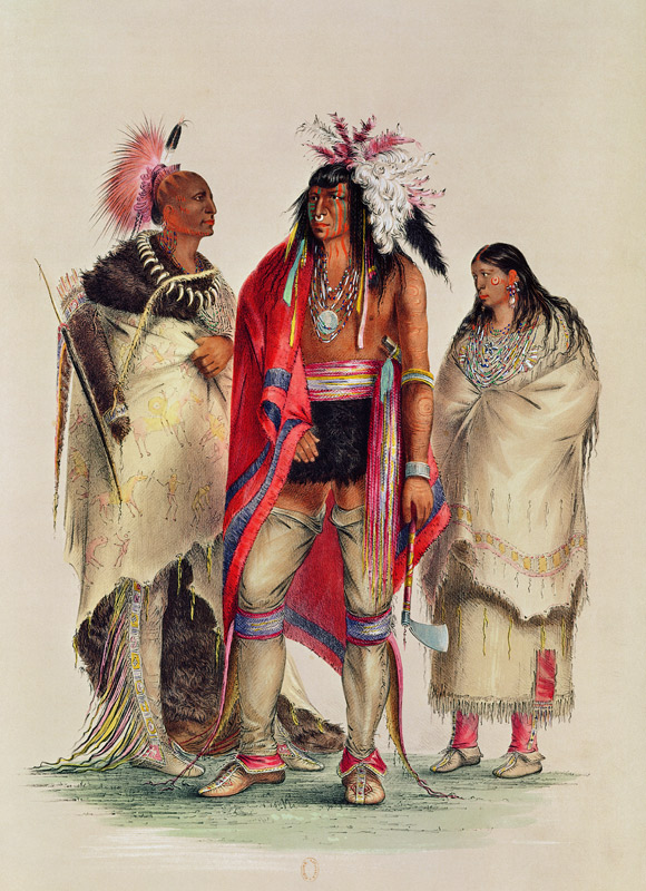 North American Indians, c.1832 van George Catlin