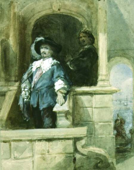 Sir Thomas Wentworth (afterwards Earl of Strafford) and John Pym at Greenwich van George Cattermole