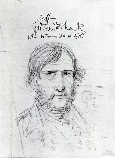 Self-portrait van George Cruikshank