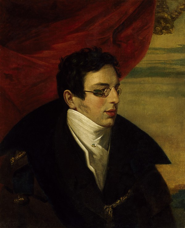 Portrait of the Poet Nikolai Gnedich (1784-1833) van George Dawe