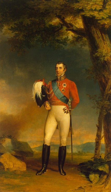 Portrait of Field Marshal Arthur Wellesley, 1st Duke of Wellington (1769-1852) van George Dawe