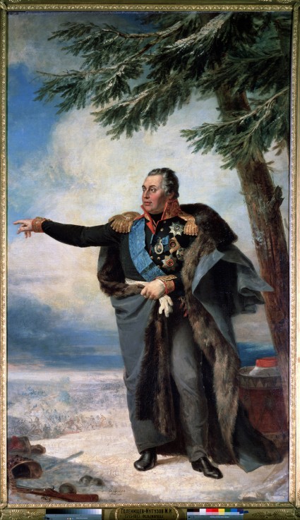 Portrait of Field Marshal Prince Mikhail Kutuzov (1745-1813) van George Dawe