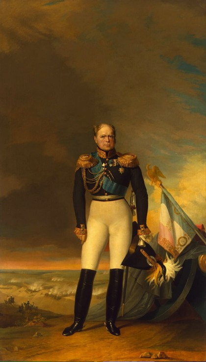 Portrait of Grand Duke Constantine Pavlovich of Russia (1779-1831) van George Dawe