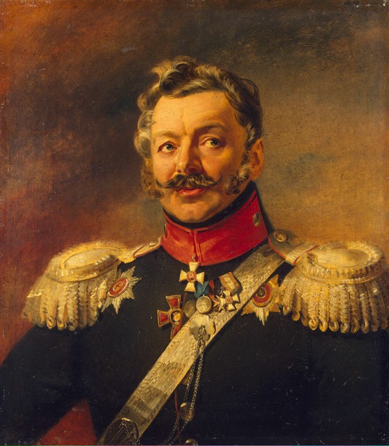 Portrait of General Count Peter Petrovich von der Pahlen (1777-1864) van George Dawe
