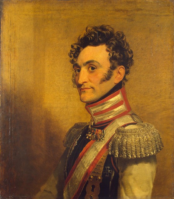 Portrait of Vladimir Ivanovich Kablukov (1781-1848) van George Dawe
