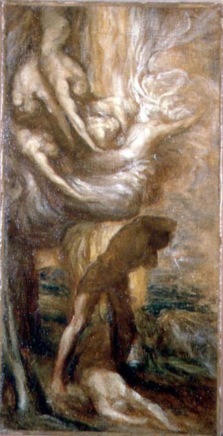 The Curse of Cain van George Frederick Watts