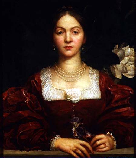 Portrait of Countess of Airlie van George Frederick Watts