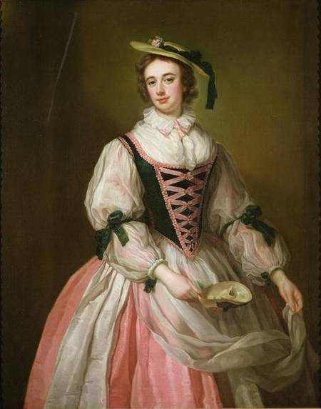 Portrait of Frances Macartney van George Knapton