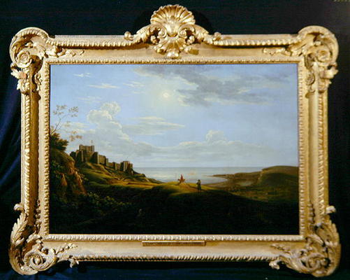 Dover Castle (oil on canvas) van George Lambert