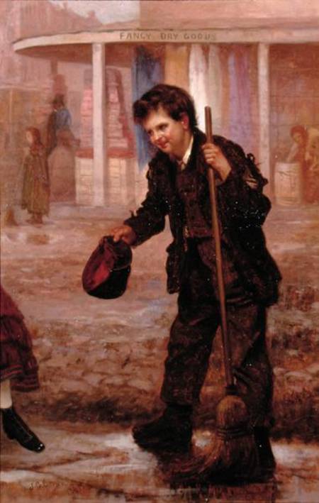 Little Street Sweeper van George Loring Brown