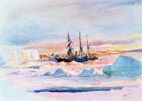 Aurora Australis, illustration from ''The Heart of the Antarctic: The Nimrod Expedition to the South