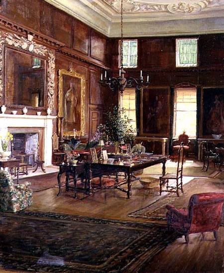 Interior of the State Room, Governor's House, Royal Hospital, Chelsea van George Percy Jacomb-Hood