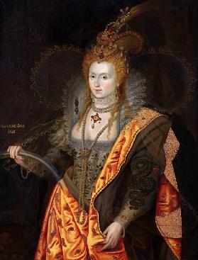 Portrait of Elizabeth I of England (1533-1603), in ballet costume as Iris (Rainbow Portrait)