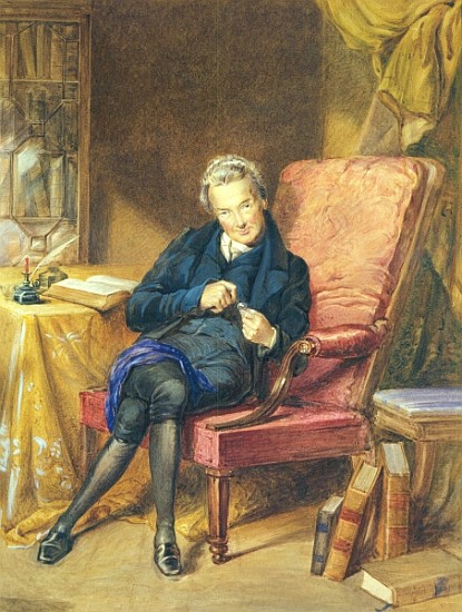 Portrait of William Wilberforce (1759-1833) 1833 van George Richmond