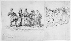 London Street Musicians, c.1820-30