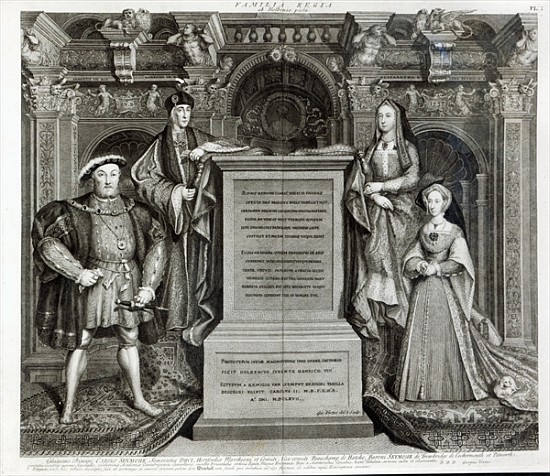 Familia Regia, or The Family of Henry VIII van George Vertue