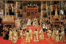 Coronation of Empreror Alexander III and Empress Maria Fyodorovna