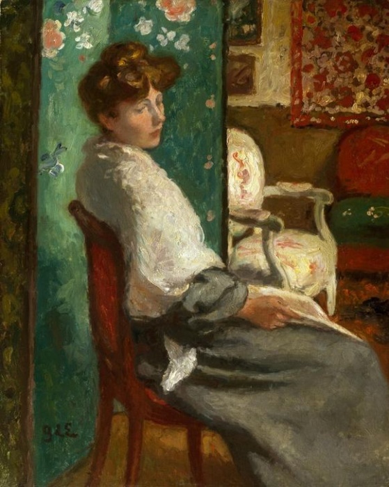Femme assise van Georges de Espagnat