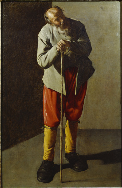 G.de La Tour, Alter Mann van Georges de La Tour