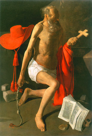 Der heilige Jerome van Georges de La Tour