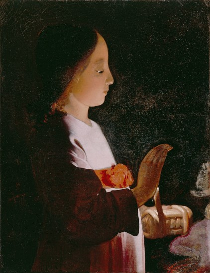 Young Virgin Mary van Georges de La Tour