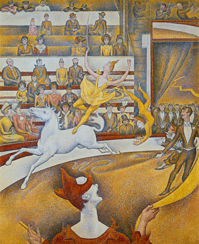 Der Zirkus van Georges Seurat