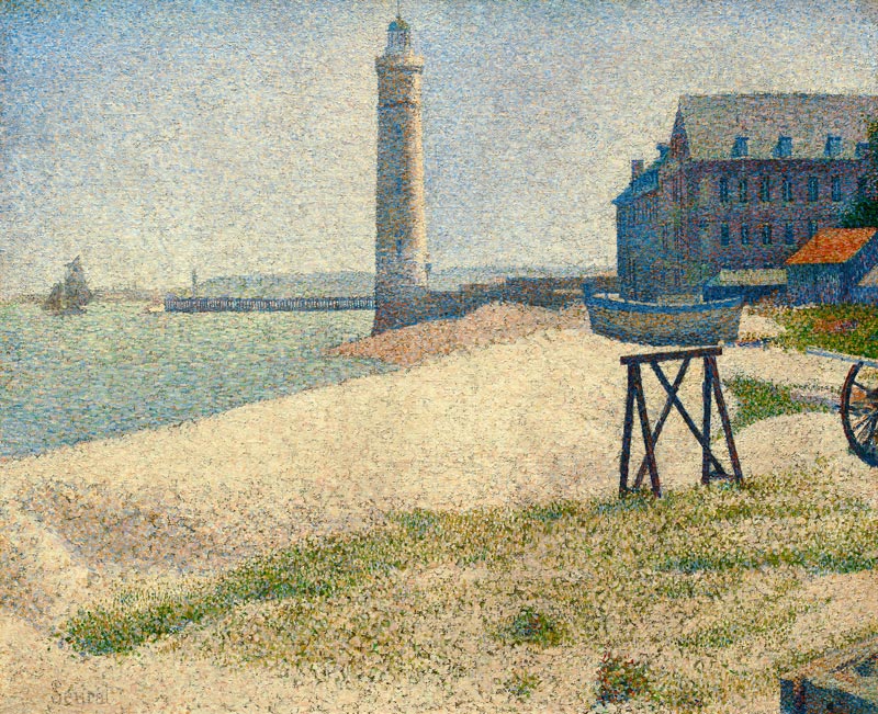 Leuchtturm von Honfleur van Georges Seurat