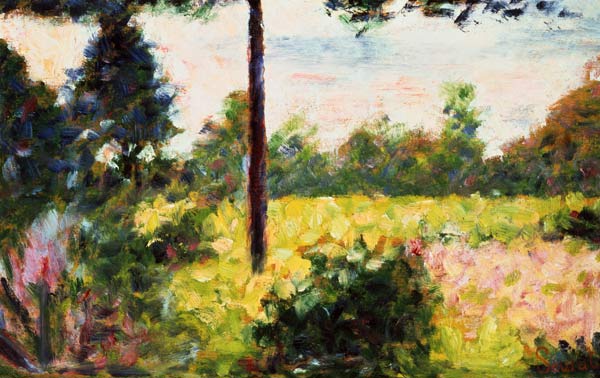 Barbizon Forest van Georges Seurat
