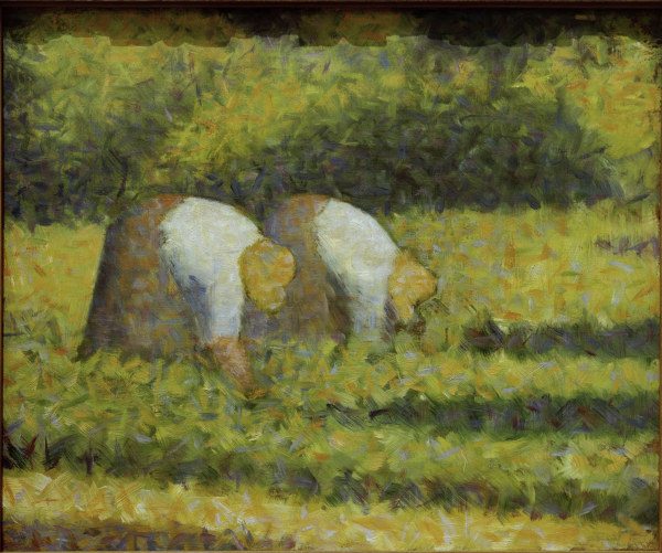 G.Seurat, Bäuerinnen bei der Arbeit van Georges Seurat