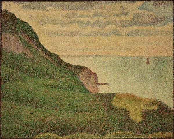 G.Seurat, Küstenlandschaft... van Georges Seurat