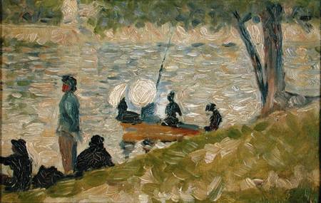Study for A Sunday Afternoon on the Island of La Grande Jatte van Georges Seurat