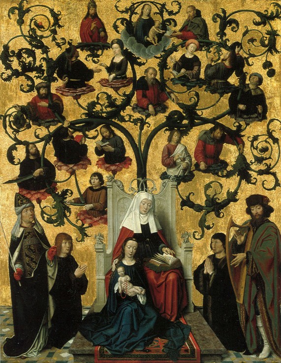 Saint Anne Family Tree van Gerard David
