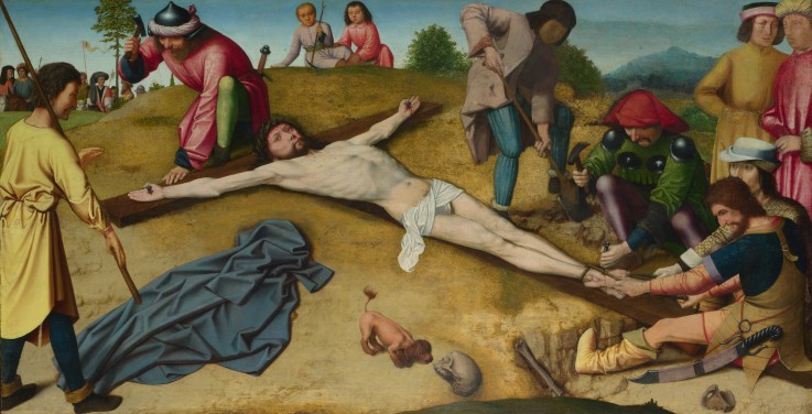Christ Nailed to the Cross van Gerard David