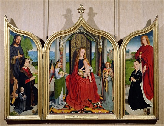 The Triptych of the Sedano Family, c.1495-98 van Gerard David