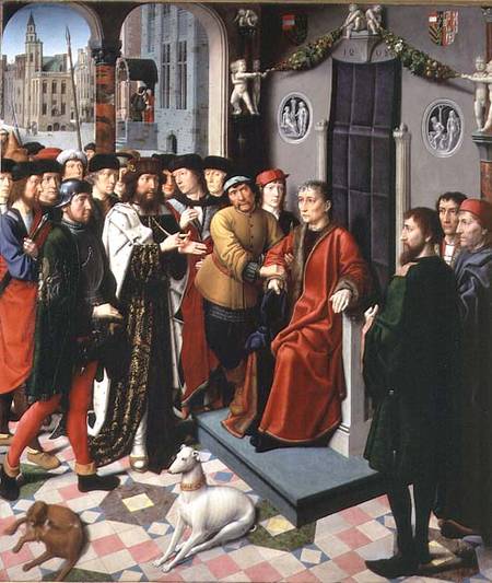 The Judgement of Cambyses, 1498  (one of two panels van Gerard David