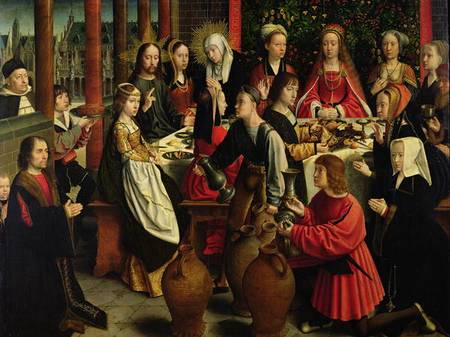 The Marriage Feast at Cana van Gerard David