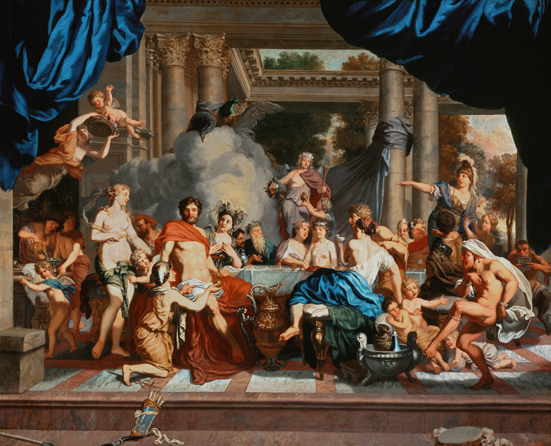 Die Hochzeit von Peleus und Thetis. van Gerard de Lairesse